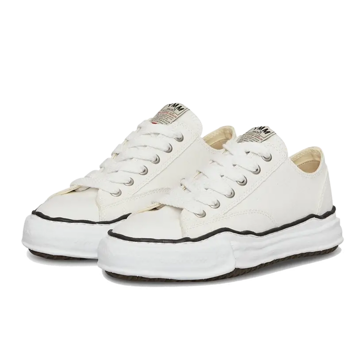 Maison Mihara Yasuhiro Peterson OG Sole Canvas Low White A01FW702WHITE 