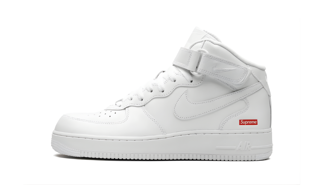 Nike Air Force 1 Mid Supreme White *OKAZJA*