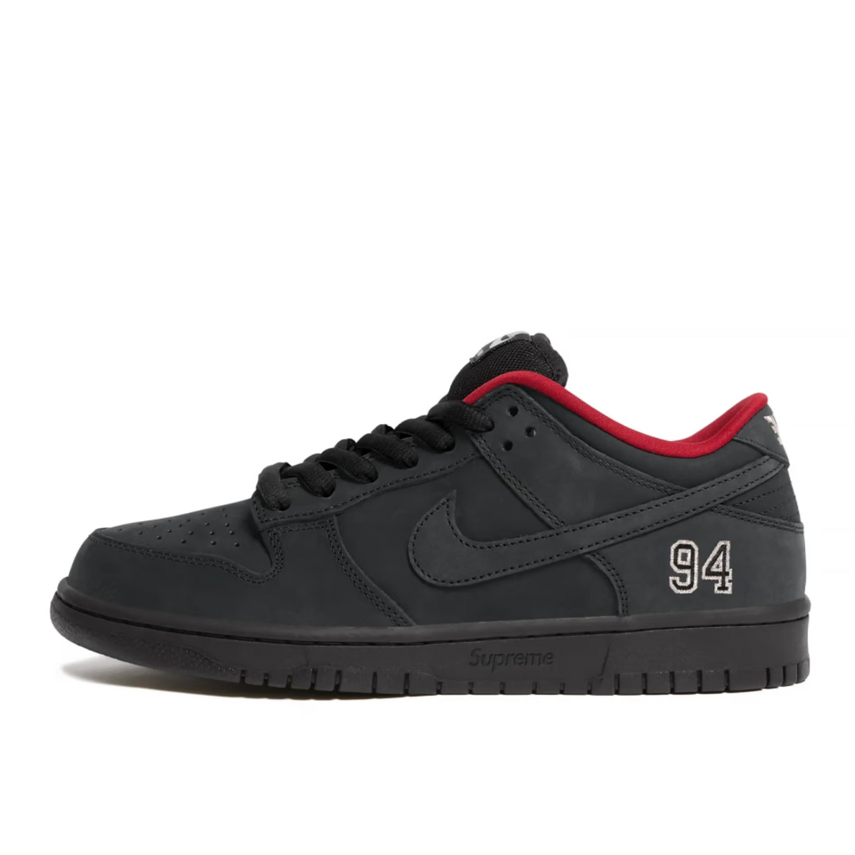 Nike SB Dunk Low x Supreme 94 Black HQ8487-001 
