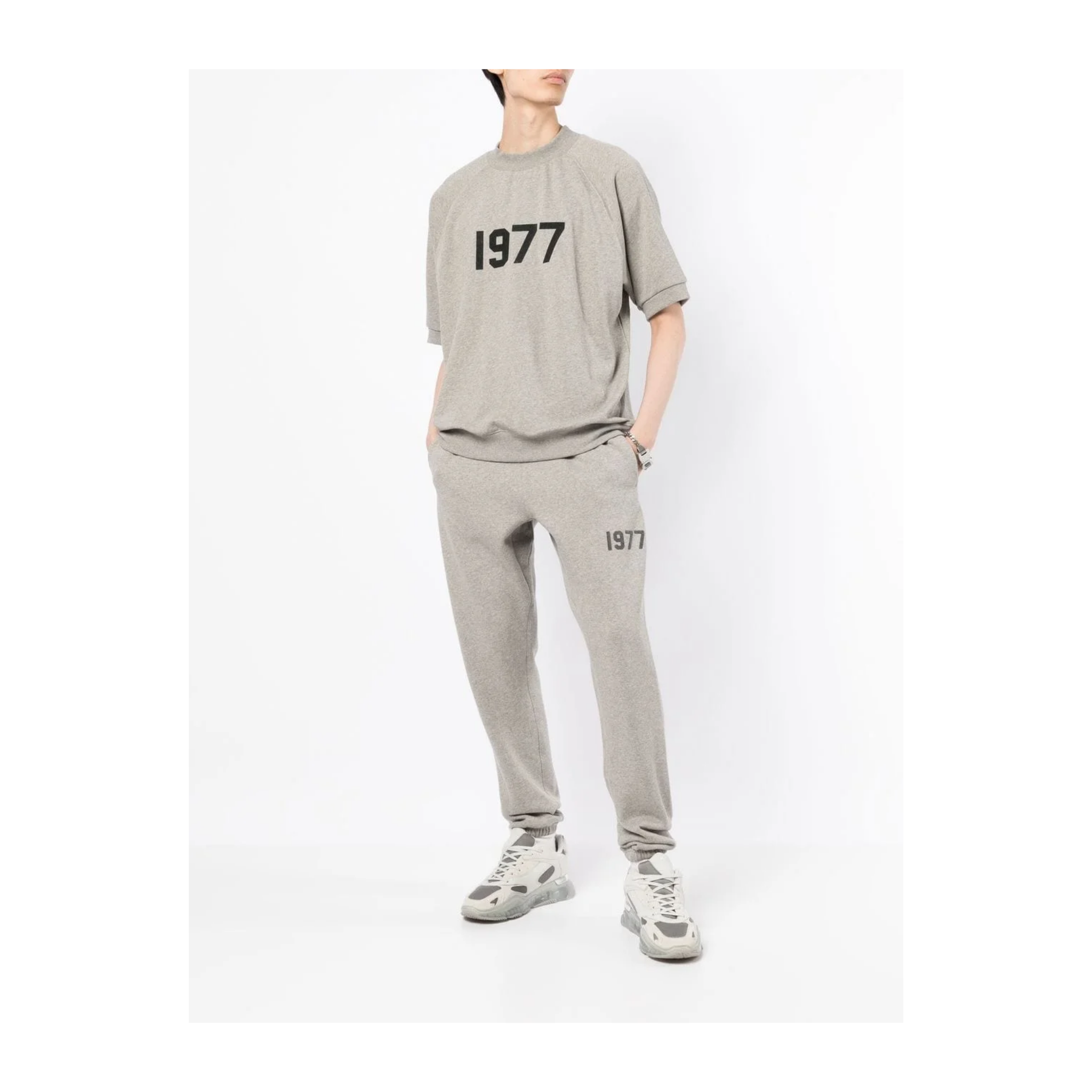 Spodnie Dresowe Essentials 1977 Dark Oatmeal - 130BT212023F