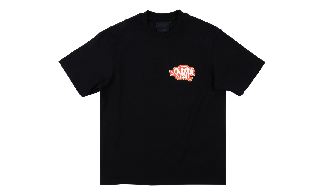 Syna World Sticker Tee Black