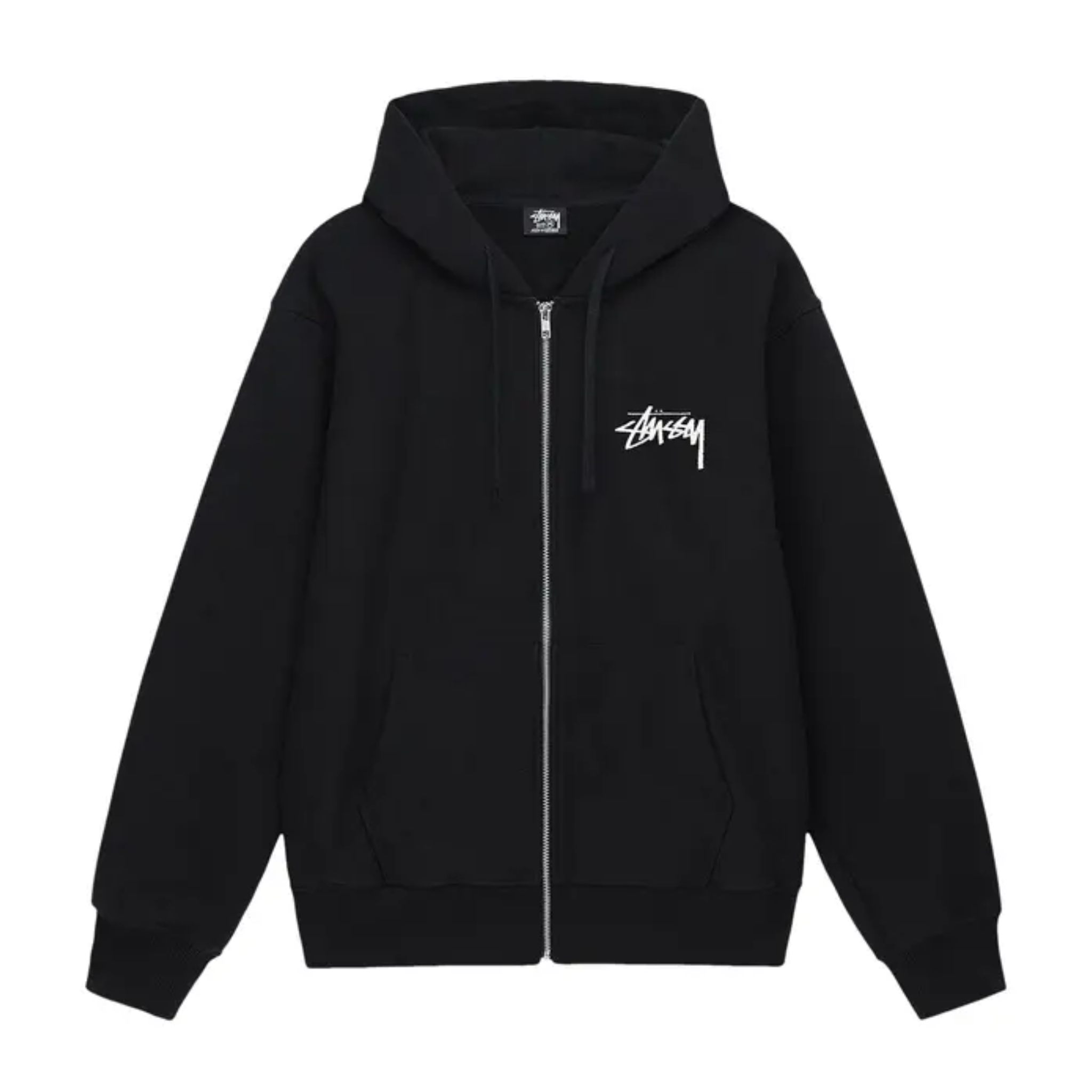 Stussy Basic Zip Hoodie Black