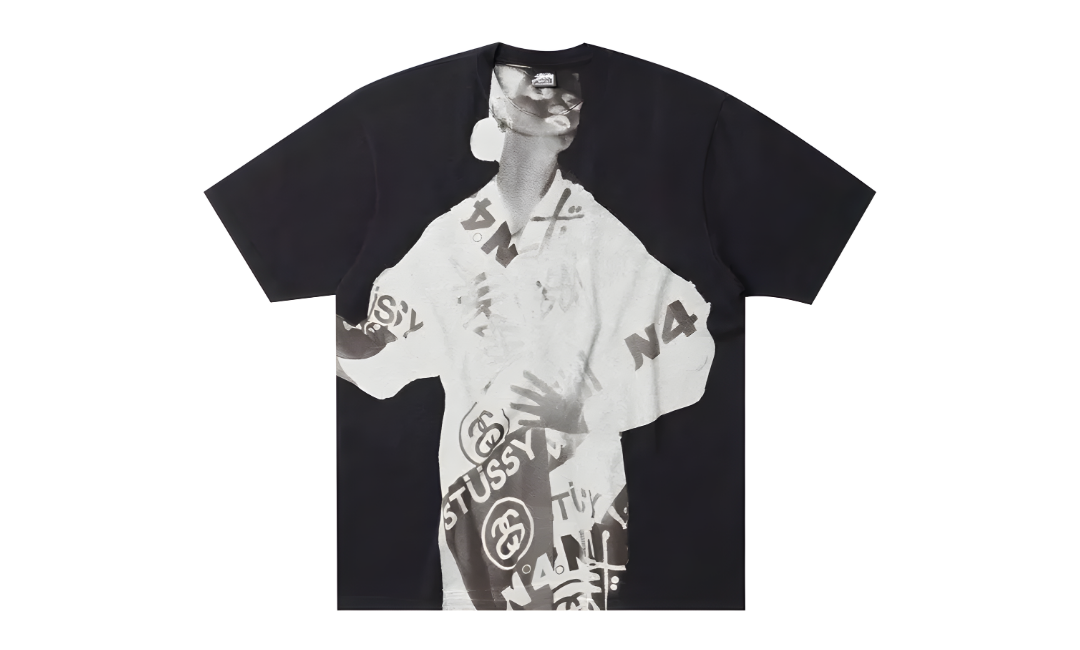 Stussy Paris Tee Faded Black