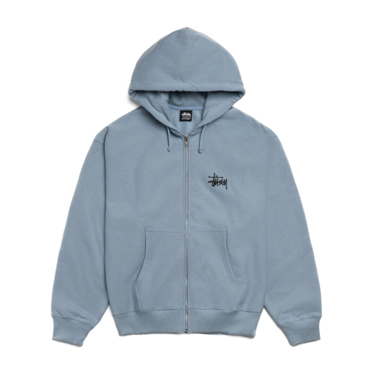 Stussy Basic Zip Hoodie Slate