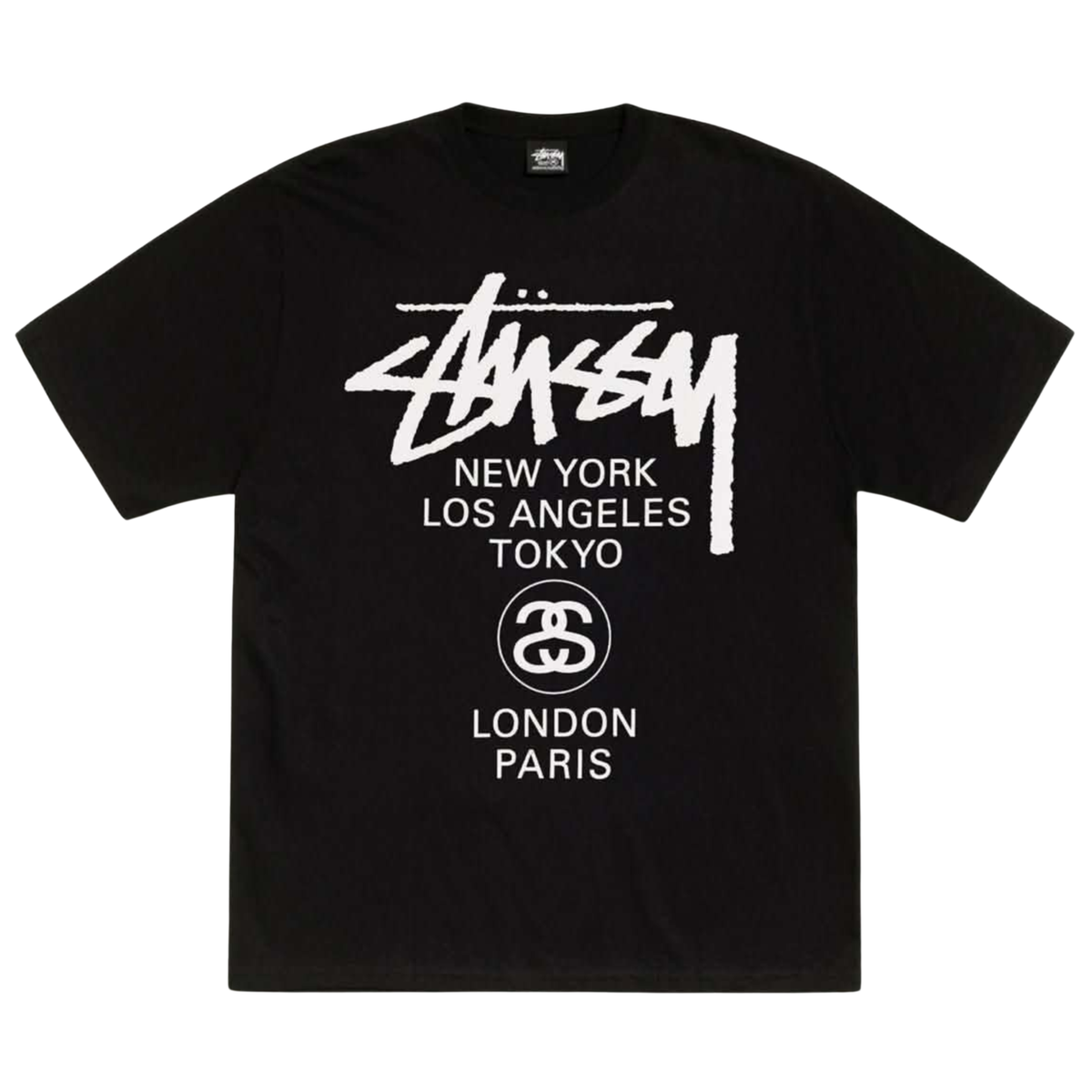 Stussy World Tour Tee Black