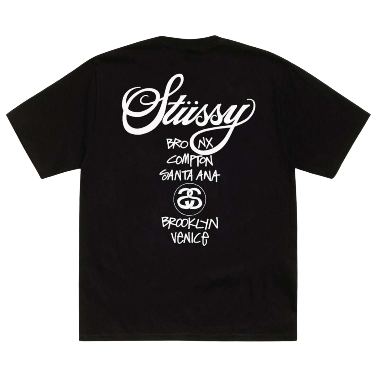 Stussy World Tour Tee Black