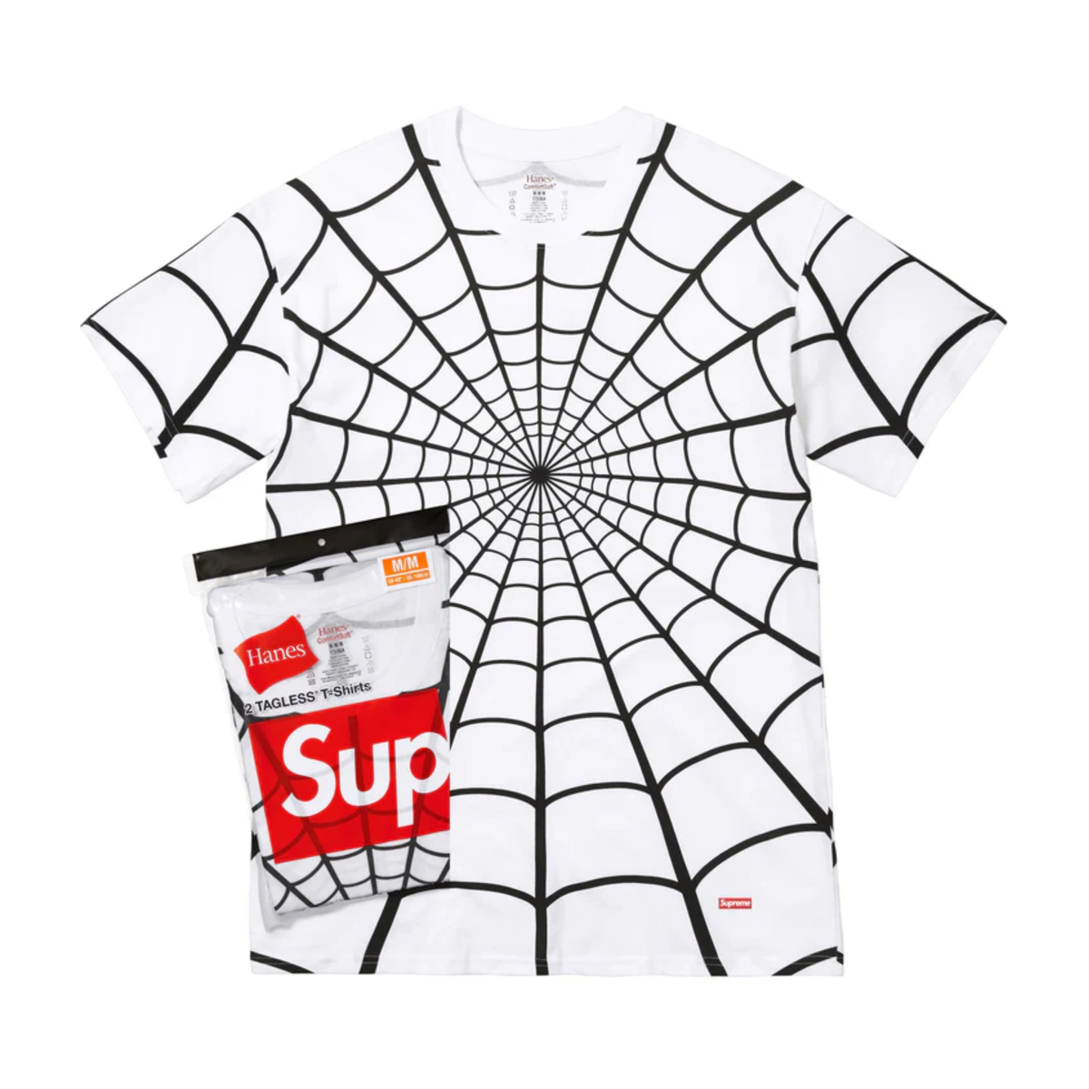 Supreme Hanes T-Shirt Spider-Man White (1szt.)