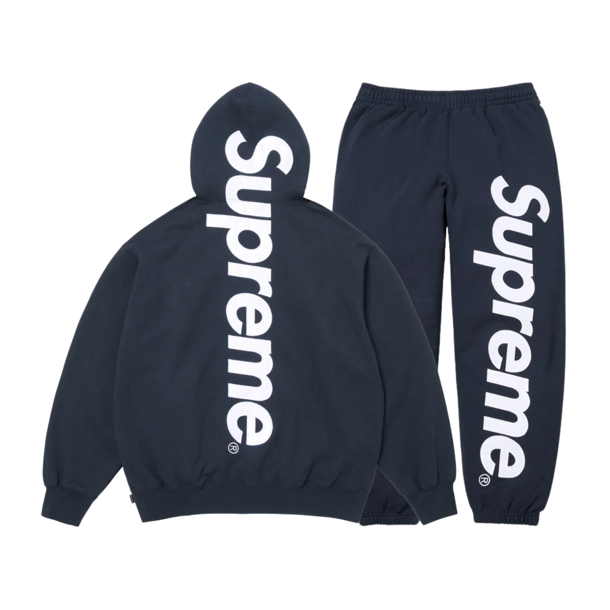 Supreme Komplet Dresowy Satin Applique Navy