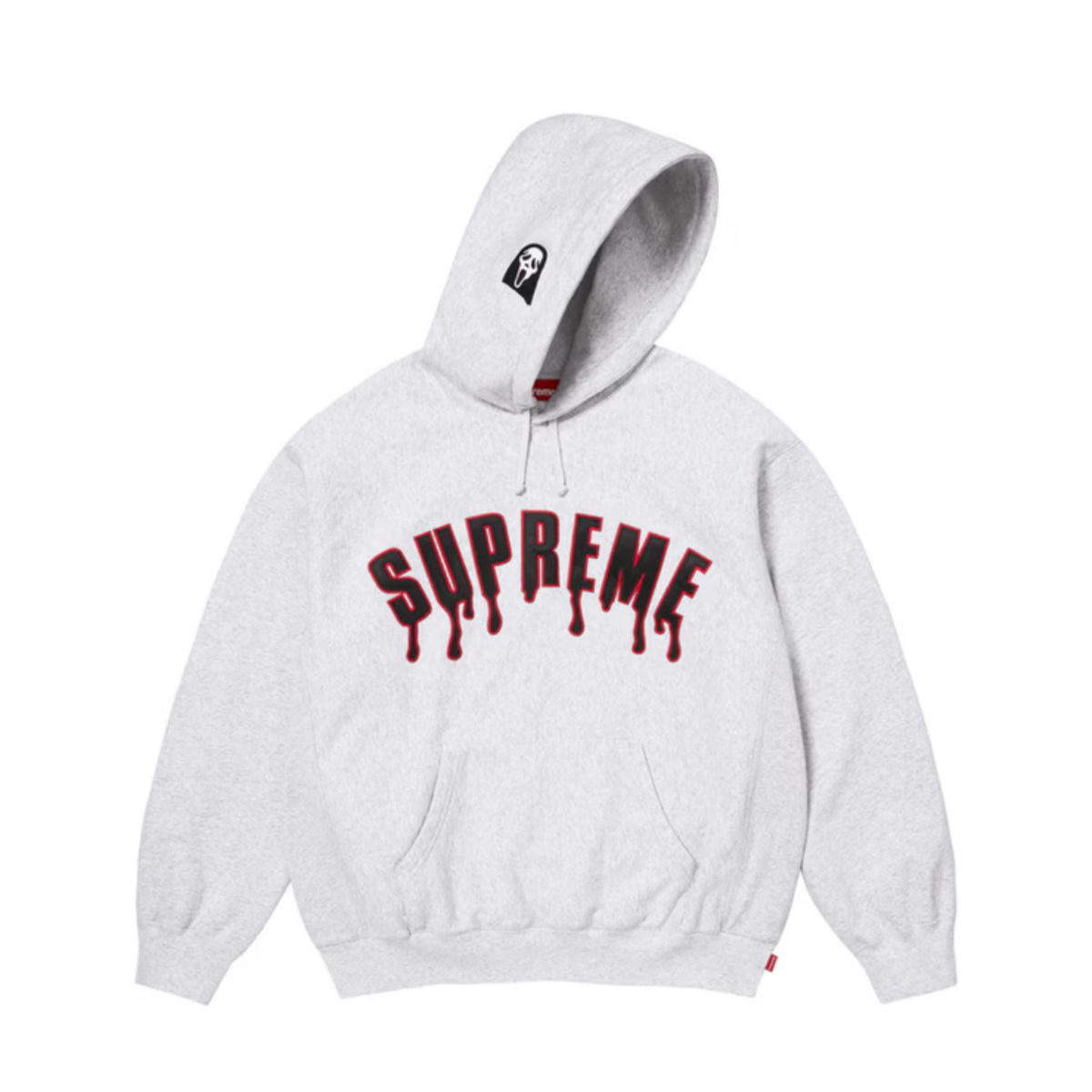 Supreme Ghostface Arc Hooded Sweatshirt Ash Grey