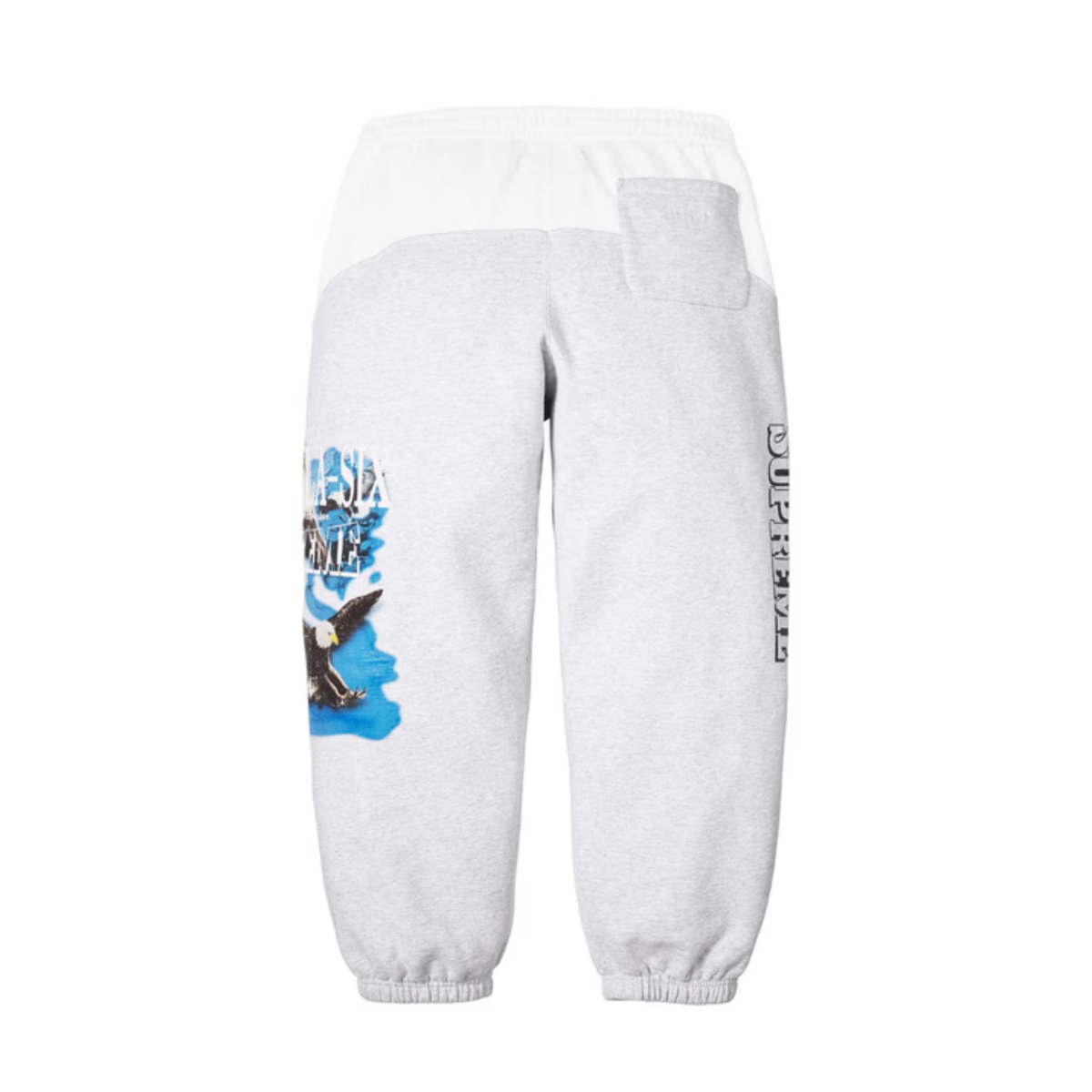 Supreme MM6 Maison Margiela Eagle Sweatpant White Grey