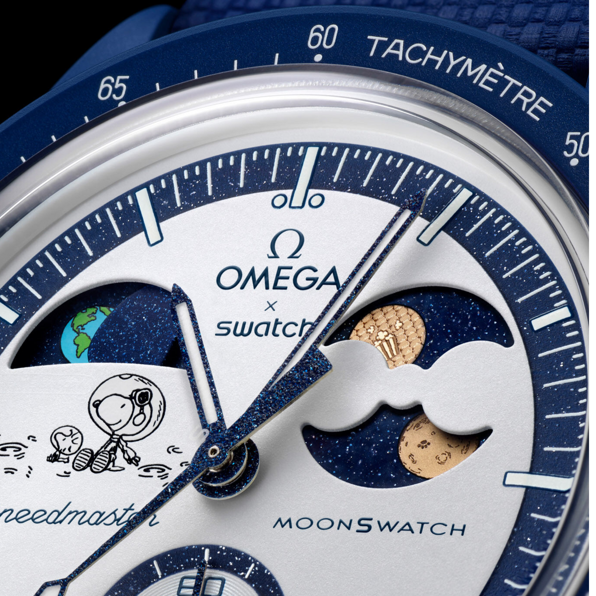 Swatch x Omega Bioceramic Moonswatch Mission To Earthphase Moonshine Gold - SO33N701L