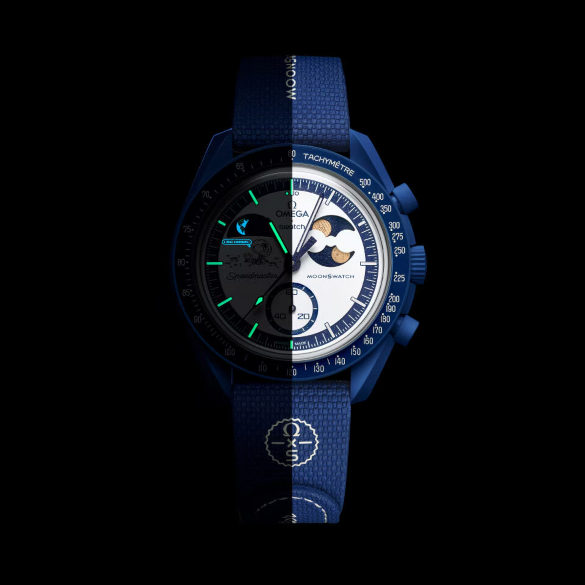 Swatch x Omega Bioceramic Moonswatch Mission To Earthphase Moonshine Gold - SO33N701L