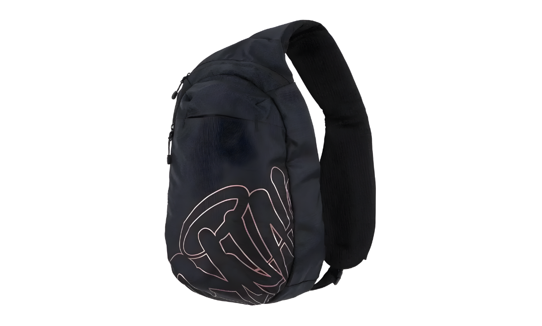 Syna World Central Cee Sling Bag Black Golden Rose