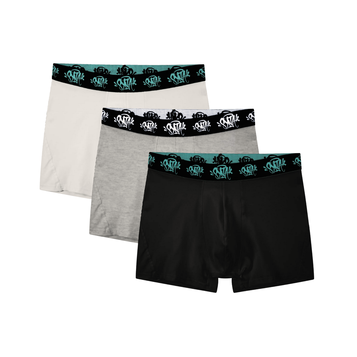 Syna World Central Cee 3PACK Boxerki White Grey Black