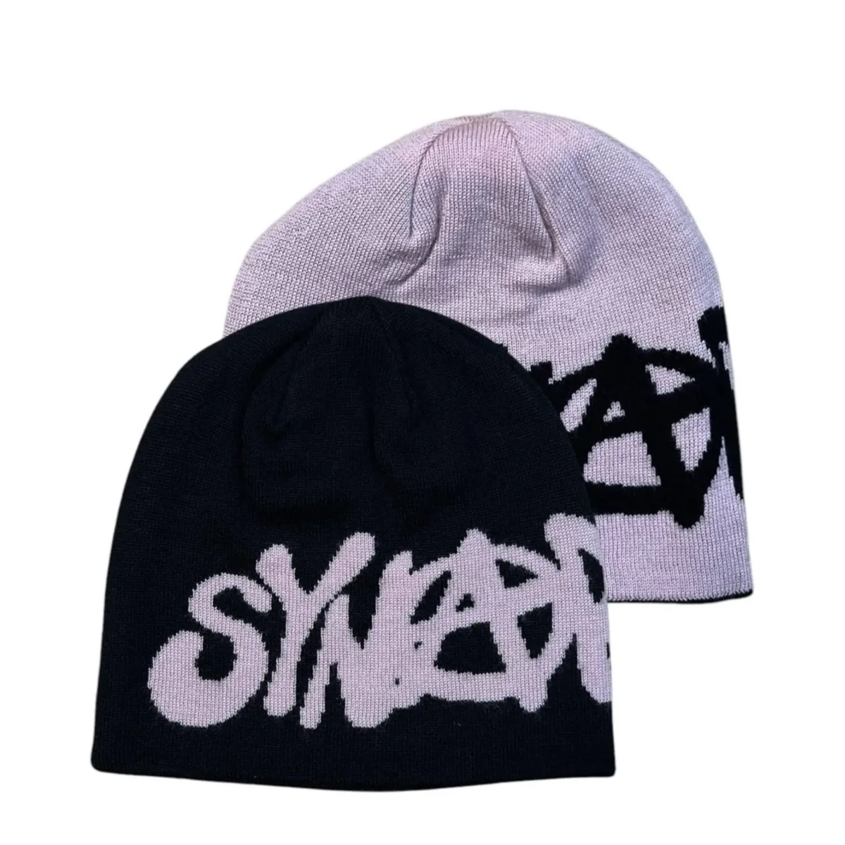 Syna World Central Cee Reversible Beanie Black Golden Rose