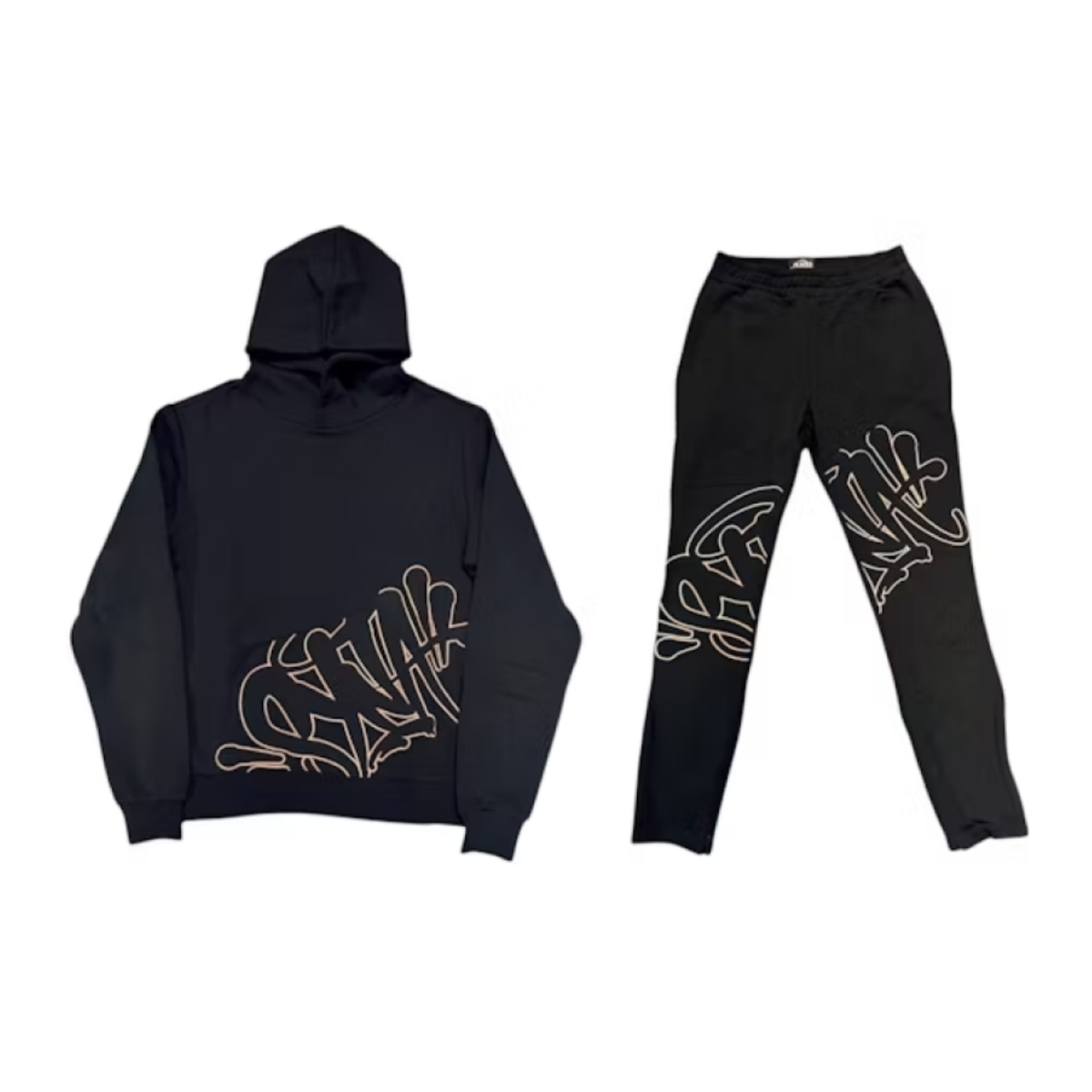 Syna World Central Cee Slice Tracksuit Black Golden Rose