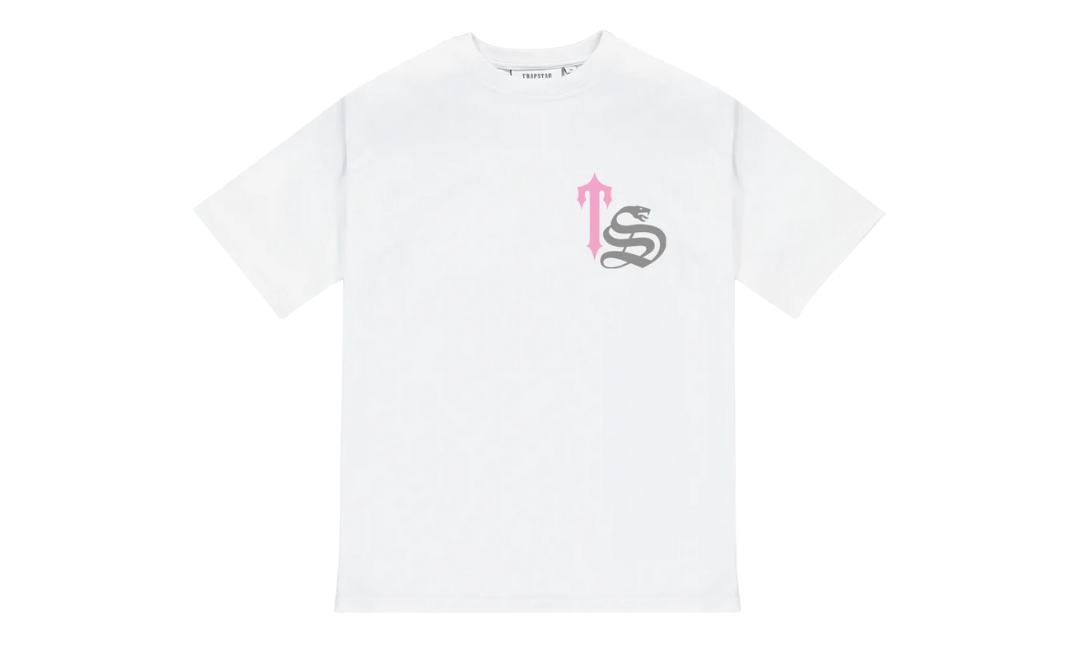 Trapstar TS Script Tee White Pink