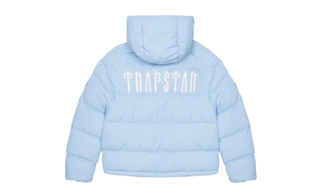 Trapstar Decoded Hooded Puffer 2.0 Ice Blue