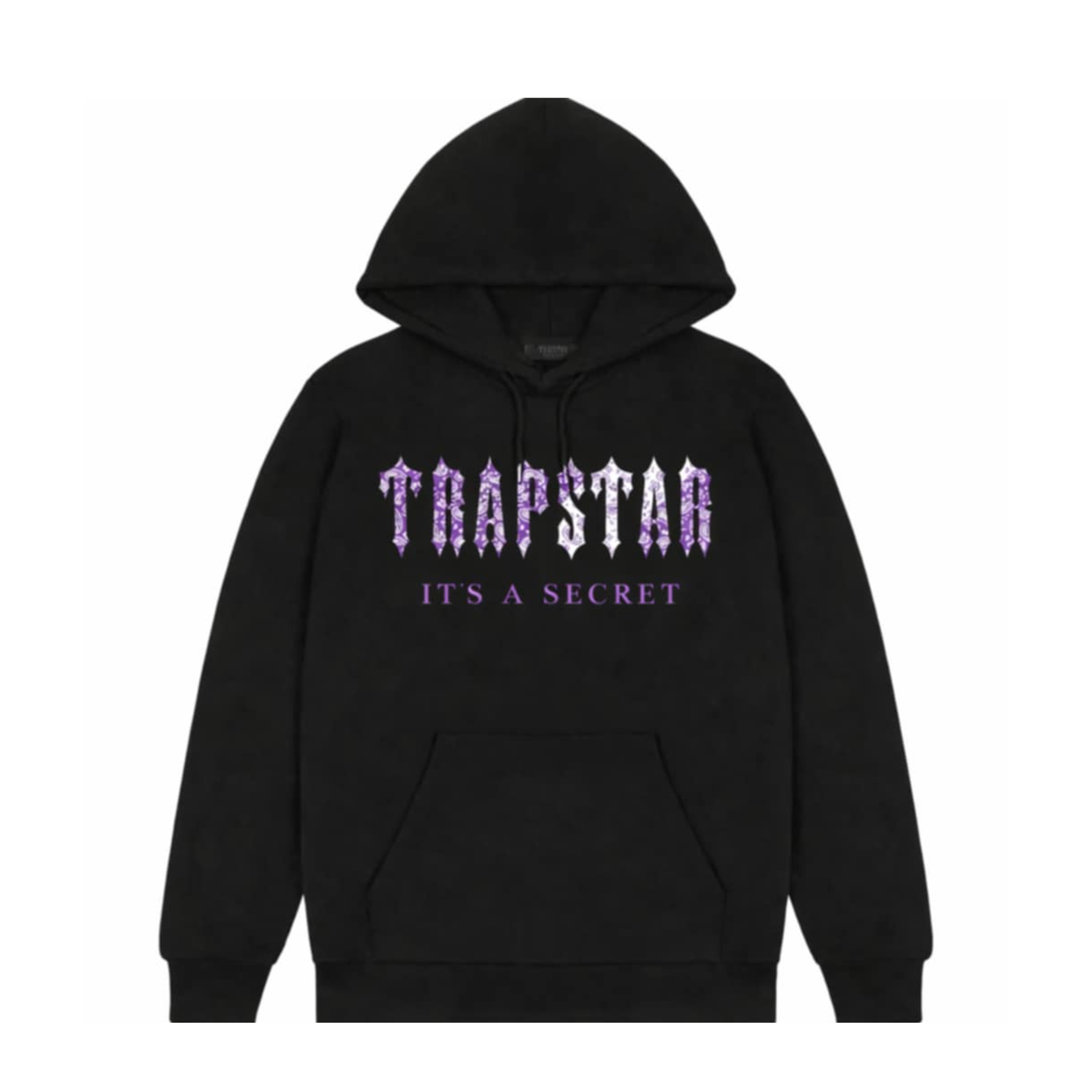 Trapstar Decoded Paisley Monochrome Edition Hoodie Black/Purple