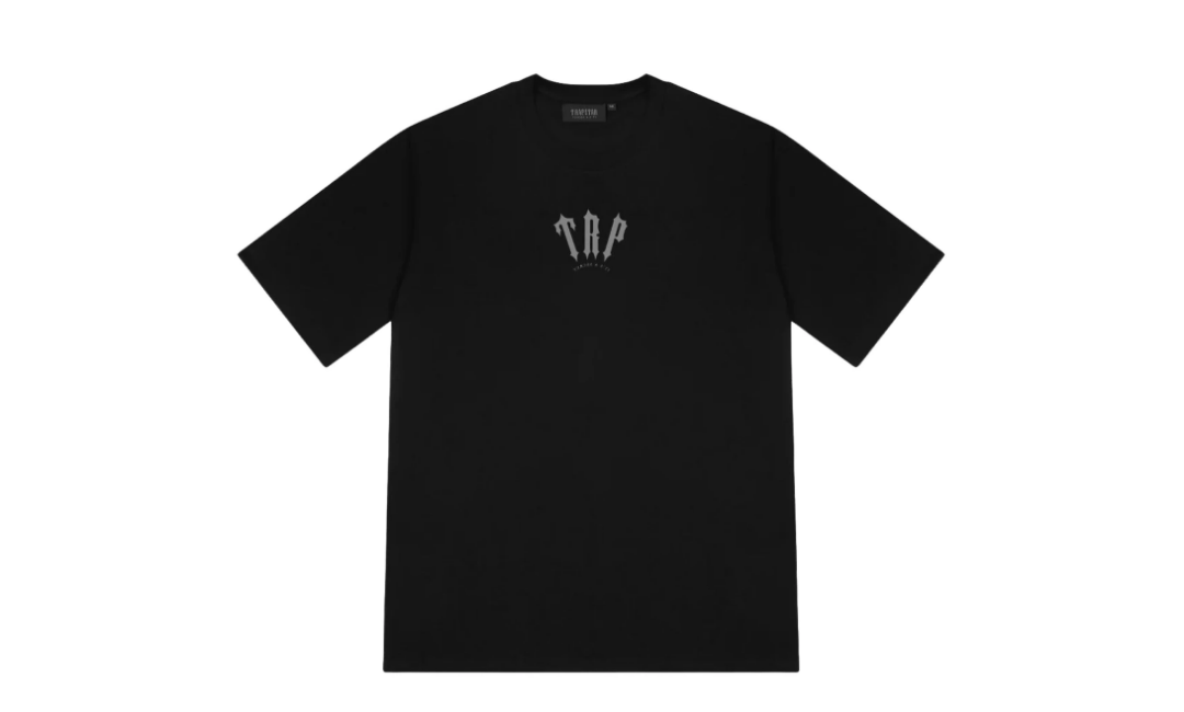 Trapstar Friends & Family Tee Black Grey