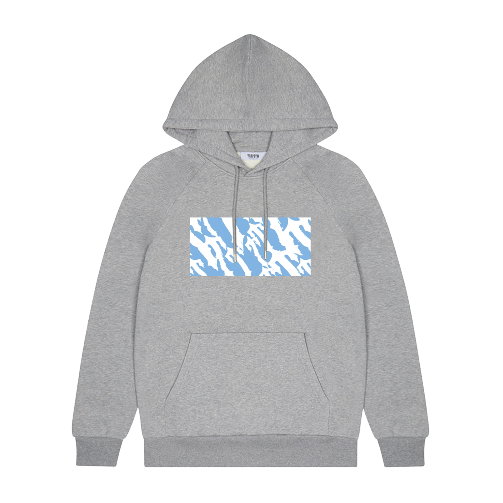 Trapstar Waves Hoodie - Grey/Blue