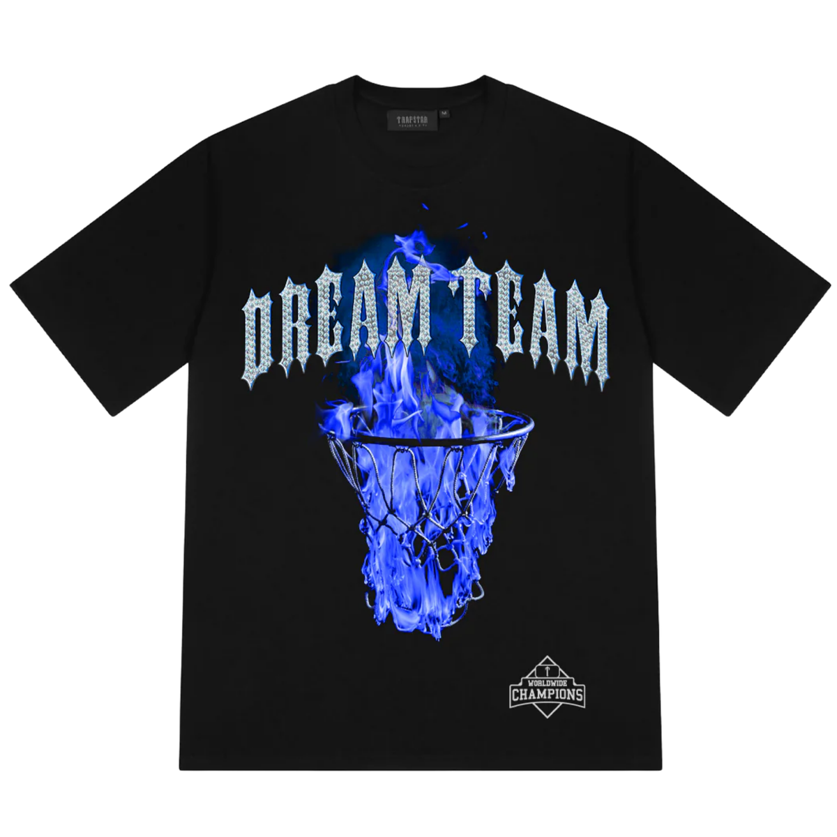Trapstar Dream Team Tee Black Blue