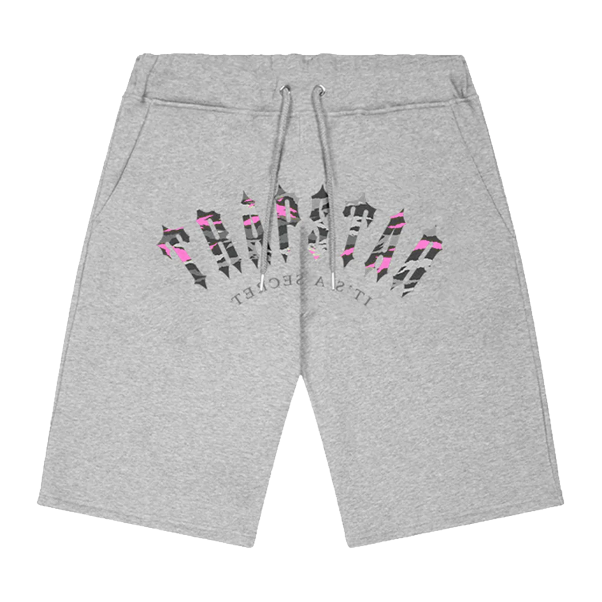 Trapstar Irongate Arch Camo Shorts Grey Pink