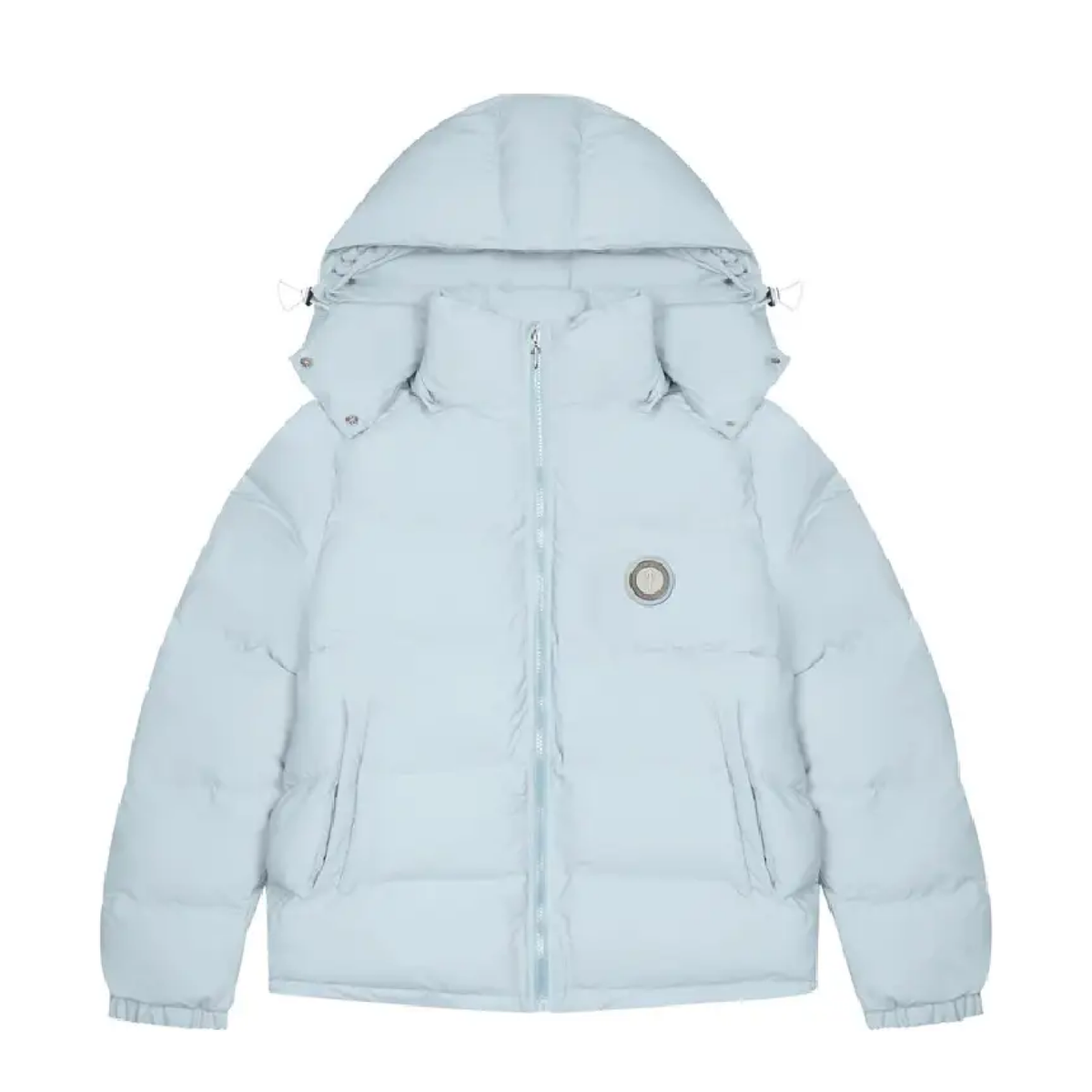 Trapstar Irongate Detachable Hooded Puffer Jacket Ice Blue