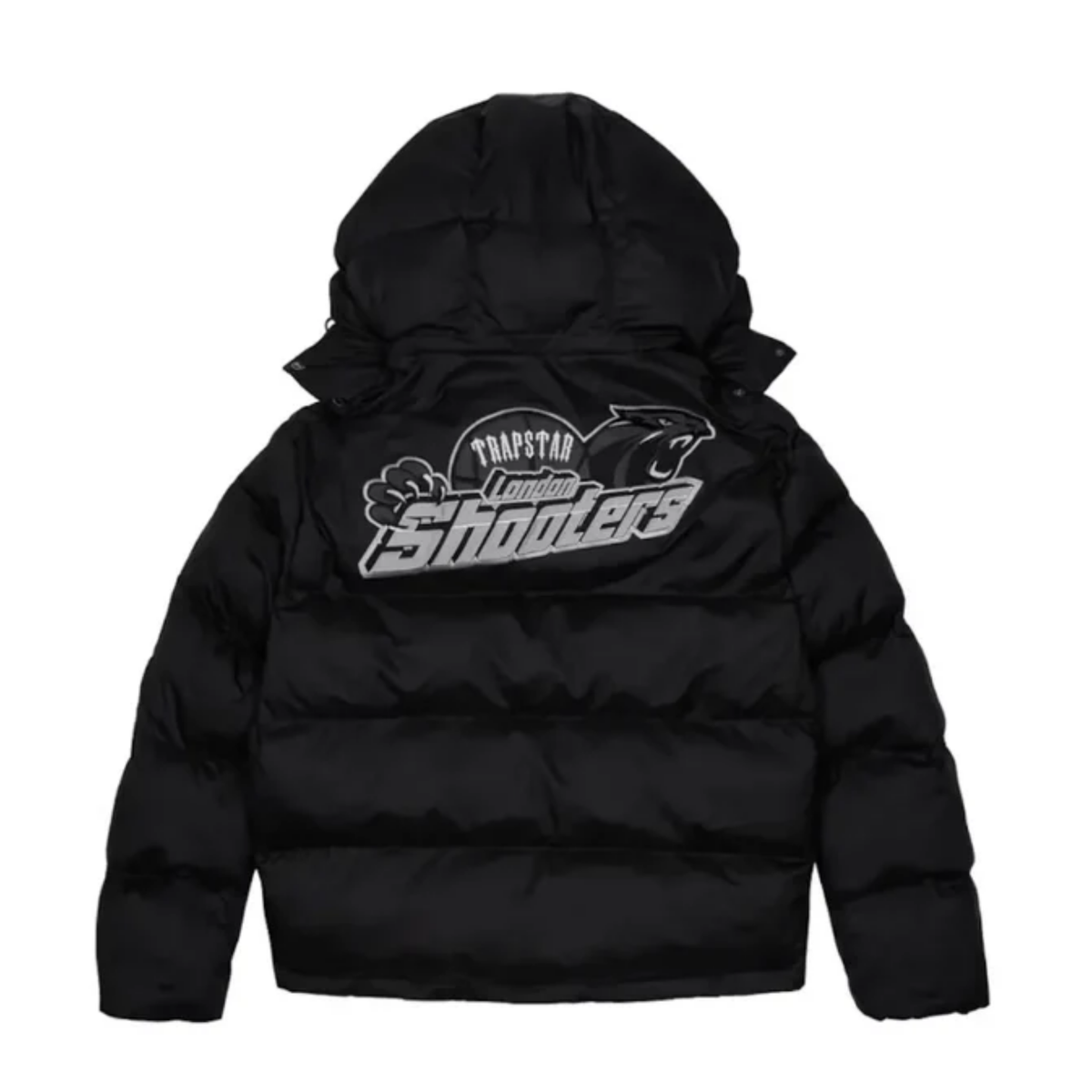 Trapstar Shooters Hooded Puffer Black Reflective