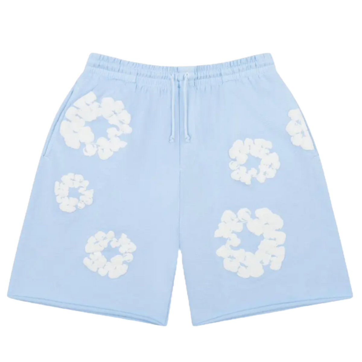 Denim Tears The Cotton Wreath Shorts Powder Blue