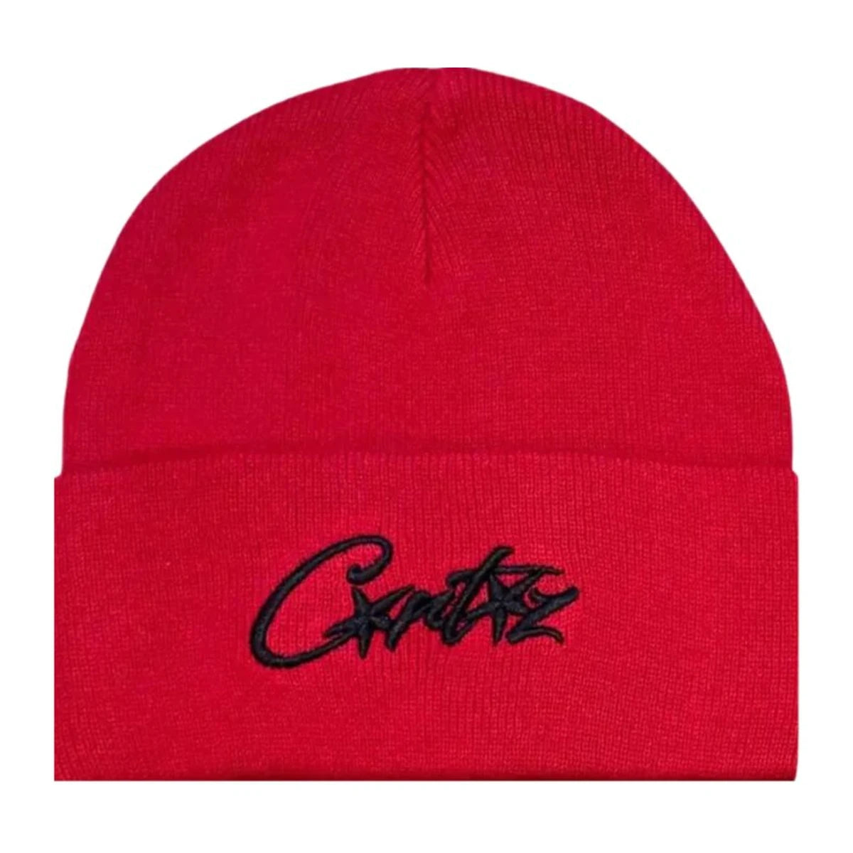 Beanie Corteiz Allstarz Folded Beanie - Red/Black