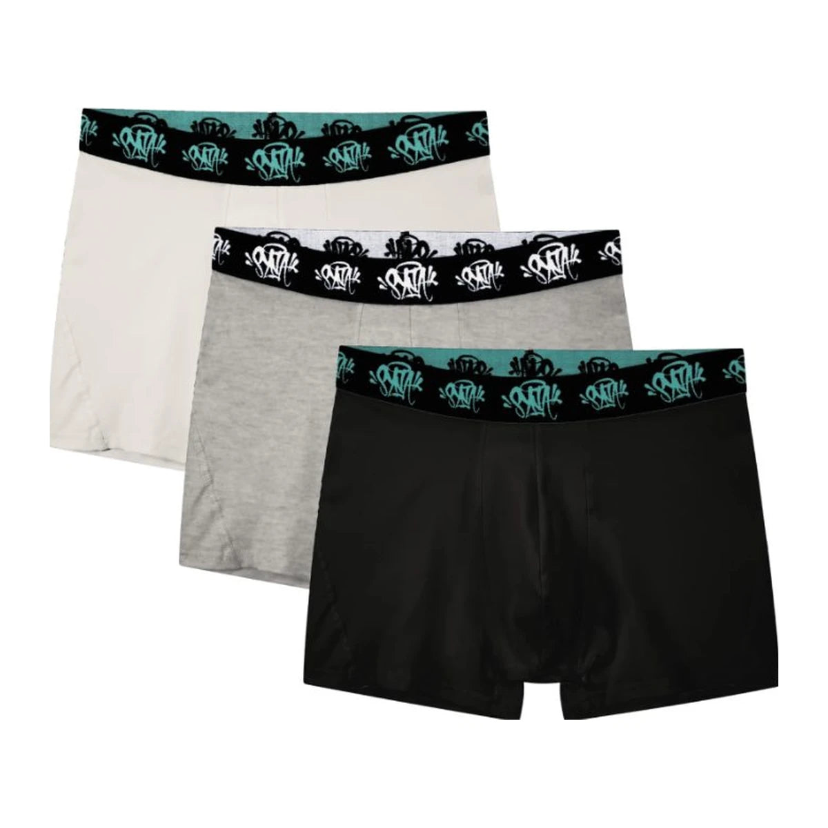 Bielizna Syna World Boxerki Syna White/Grey/Black (3PACK)