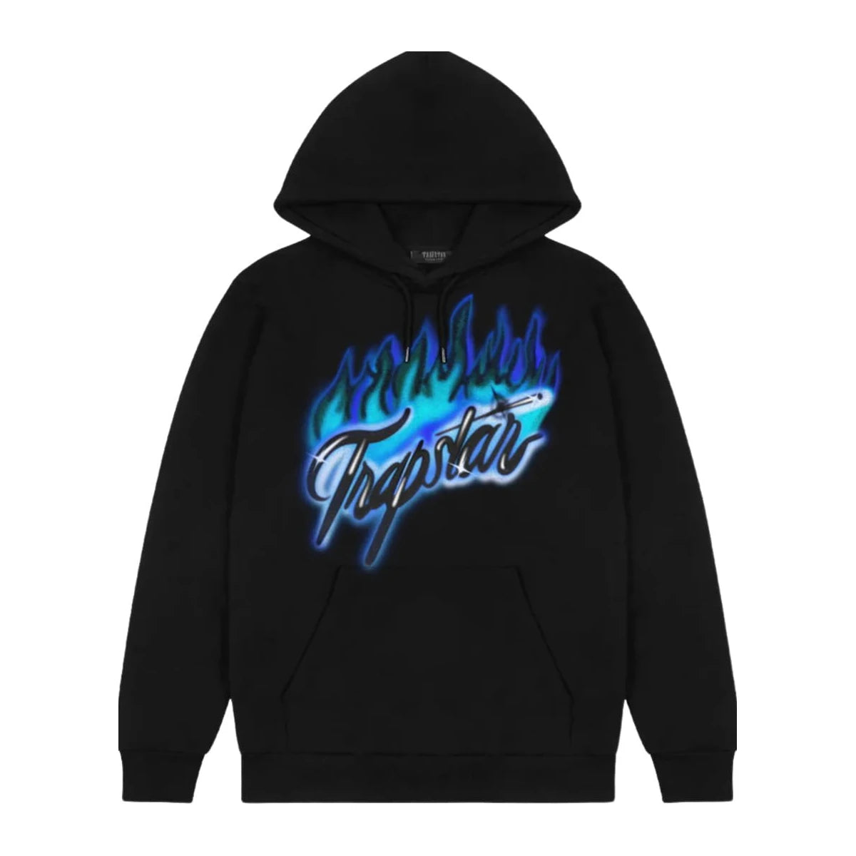 Bluza Trapstar Flame Print Hoodie - Black/Purple