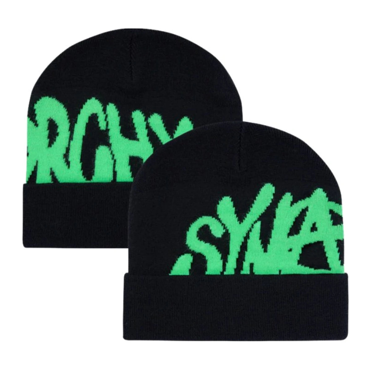 Beanie Syna World Synarchy Cuffed Beanie - Black/Green